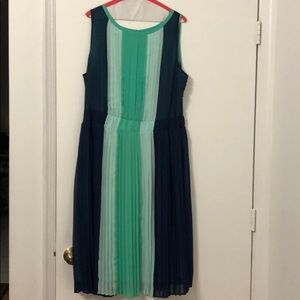 Blue green spring/summer dress